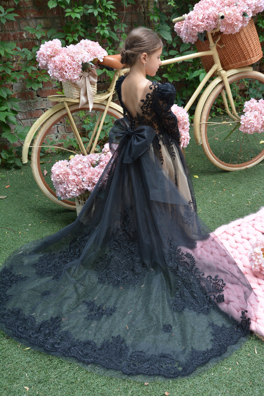 Exclusive Black Victorian Gown