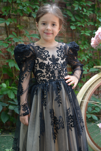 Exclusive Black Victorian Gown