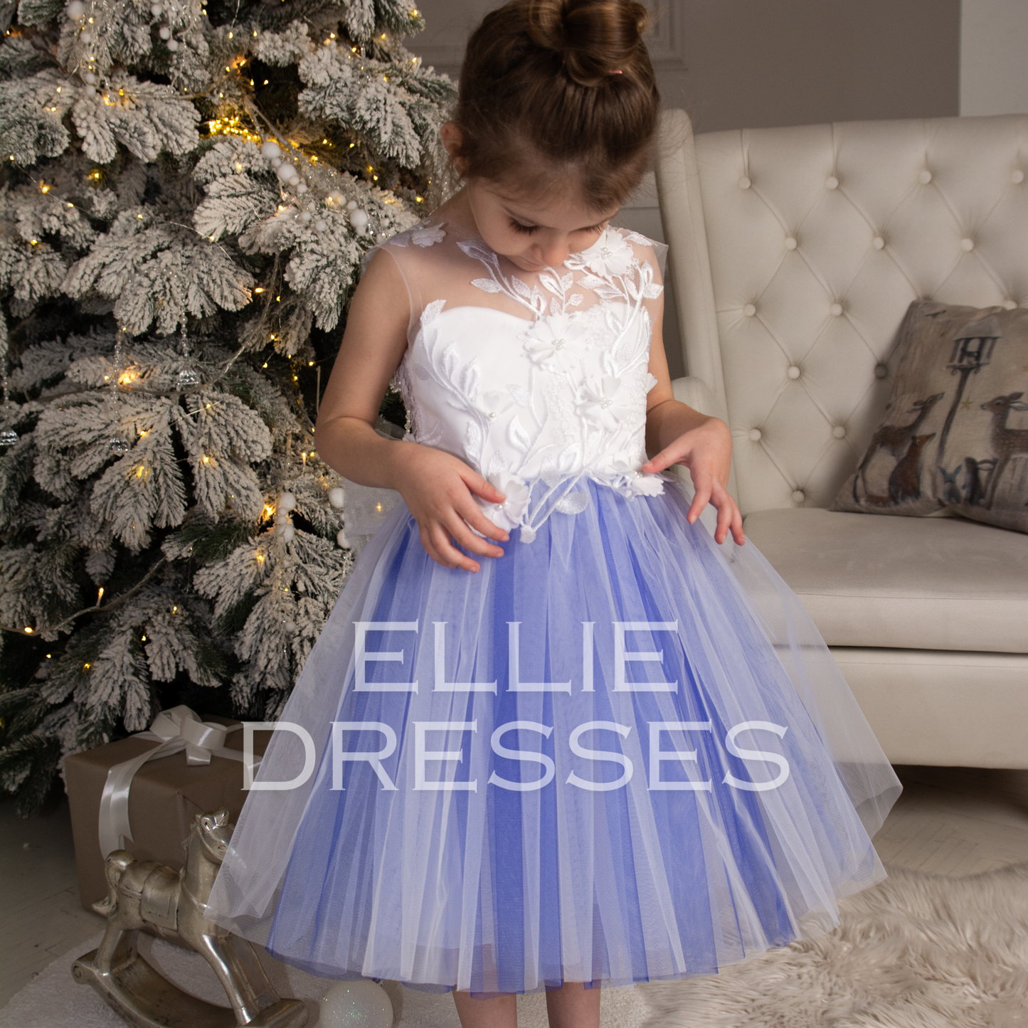 Navy Blue Tutu Dress