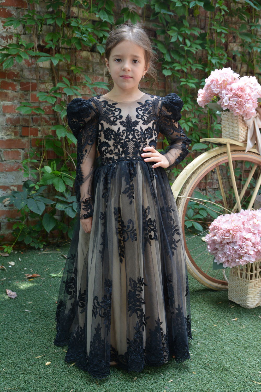 Exclusive Black Victorian Gown