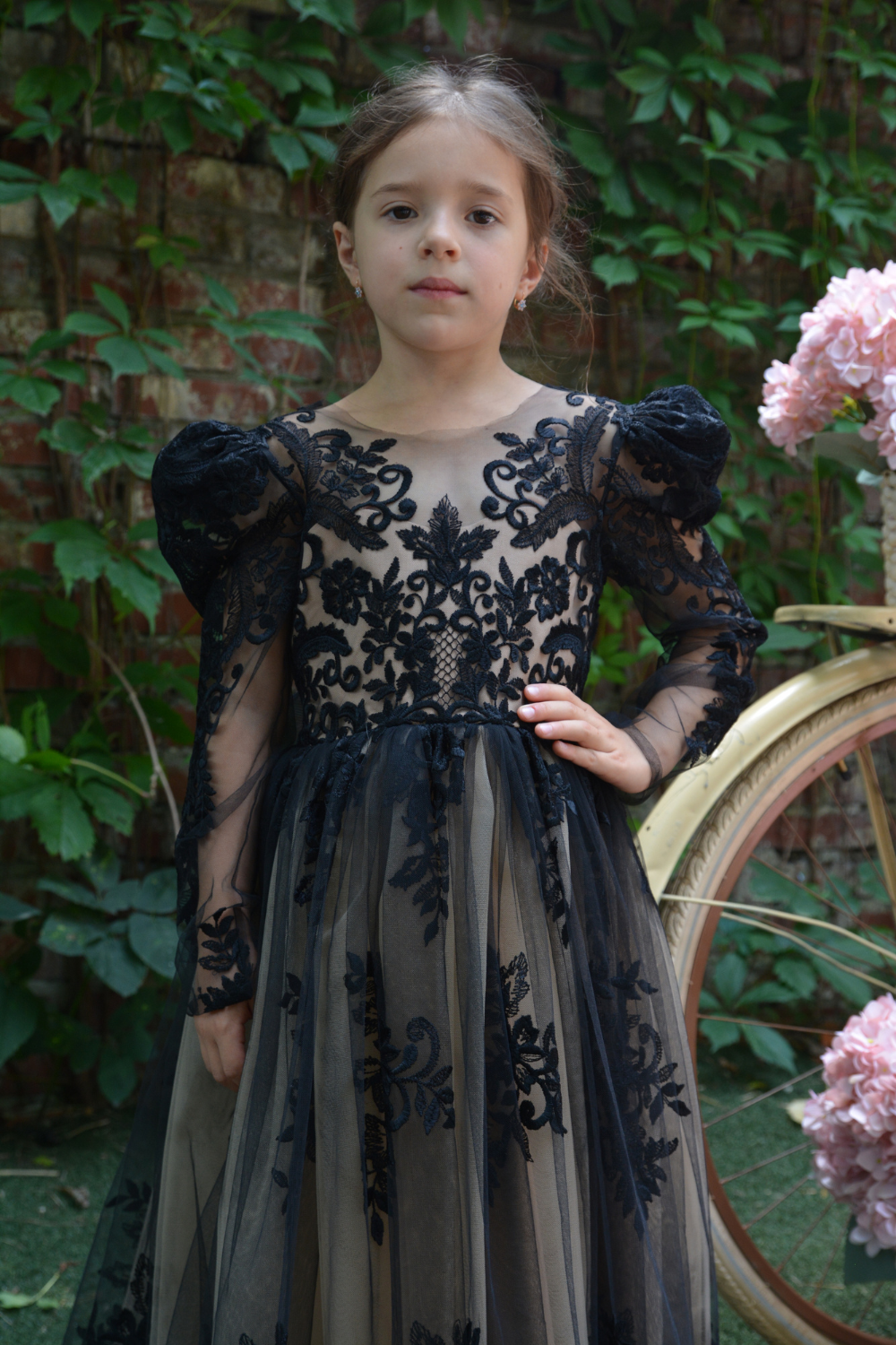 Exclusive Black Victorian Gown