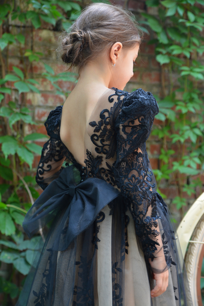 Exclusive Black Victorian Gown