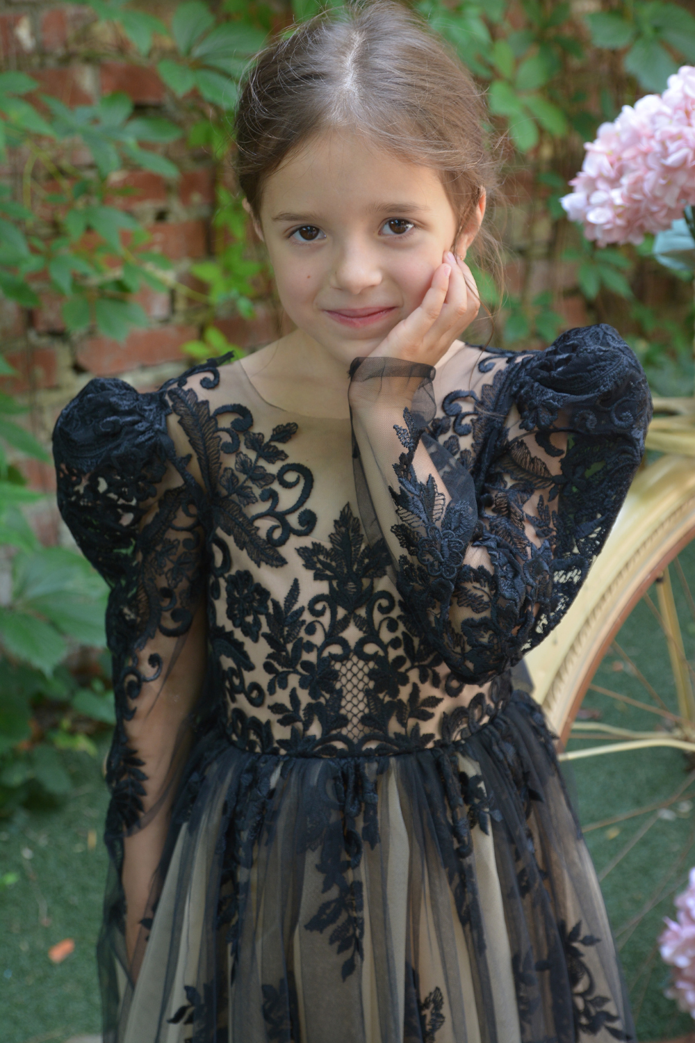 Exclusive Black Victorian Gown