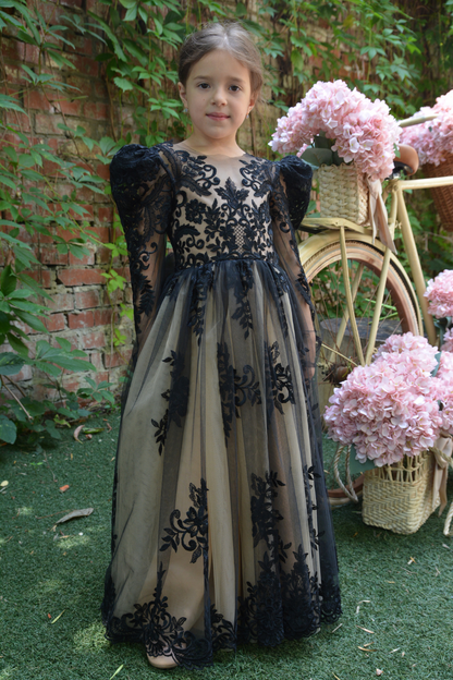 Exclusive Black Victorian Gown