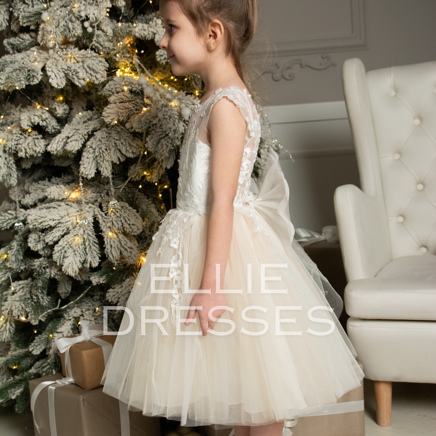 Tutu Dress with Nude skirt