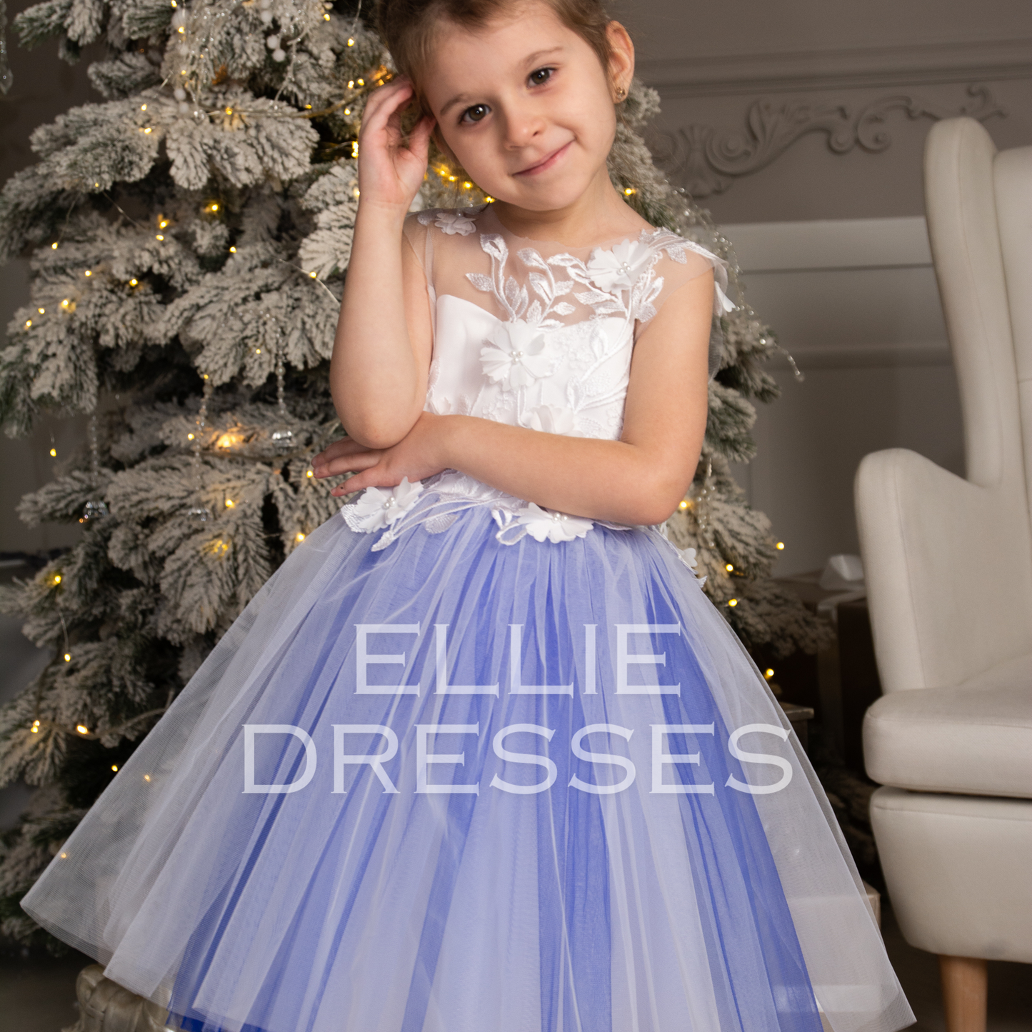 Navy Blue Tutu Dress