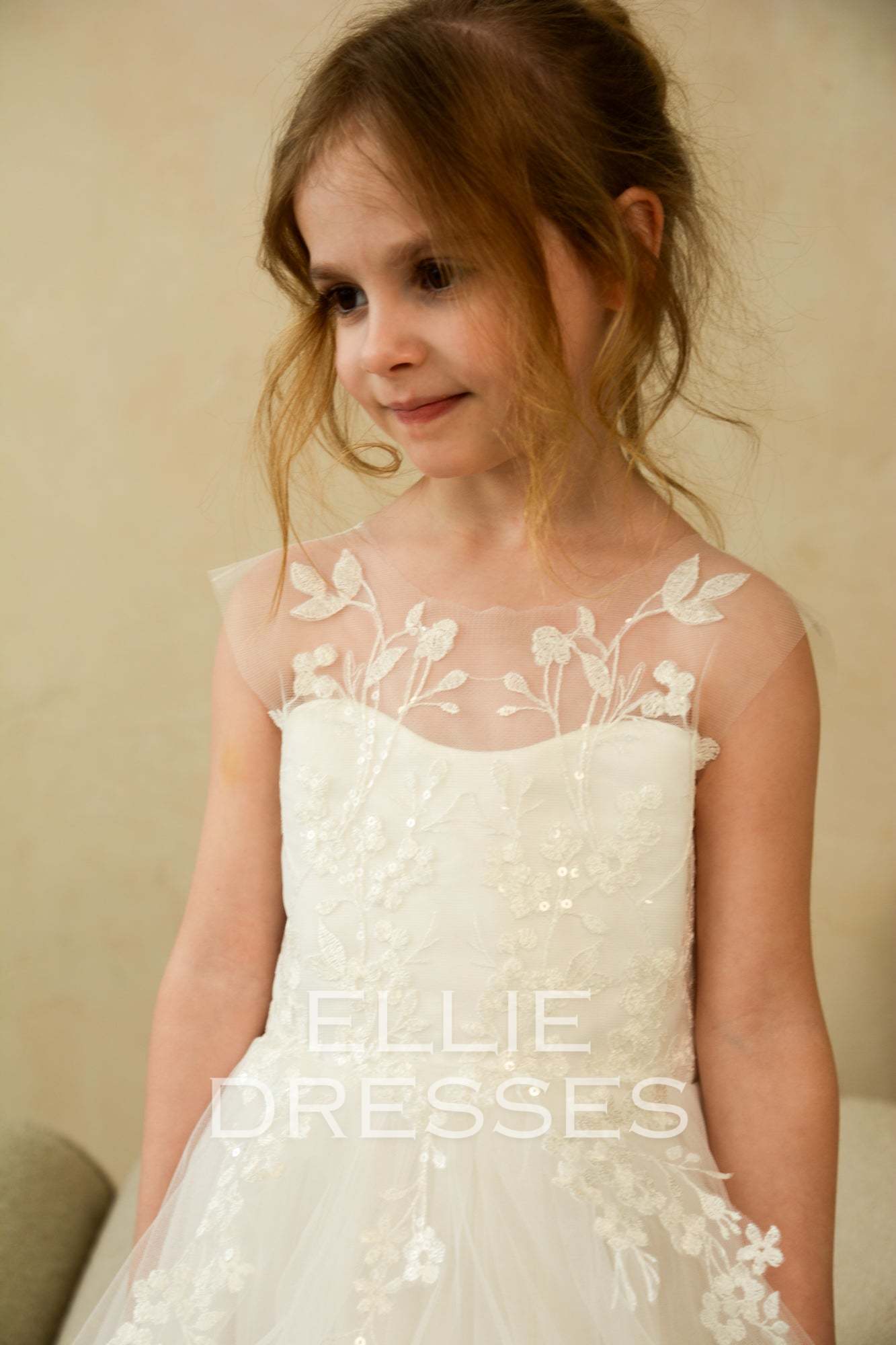 Short Flower Girl Dress