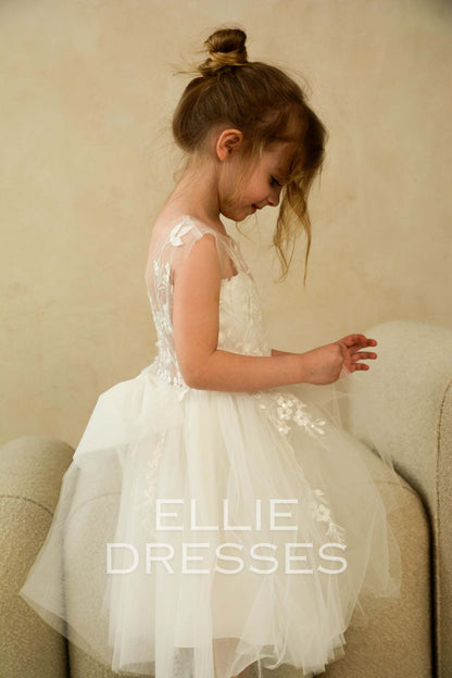 Short Flower Girl Dress