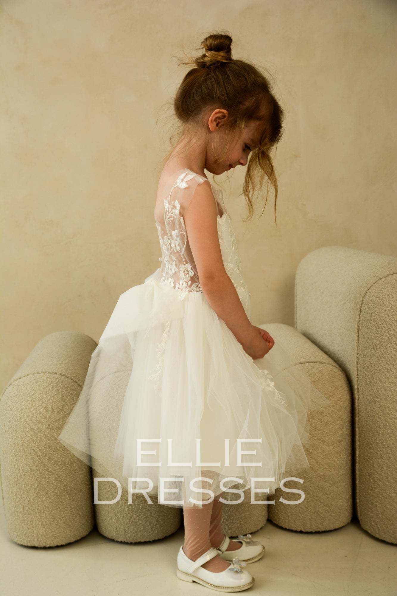 Short Flower Girl Dress