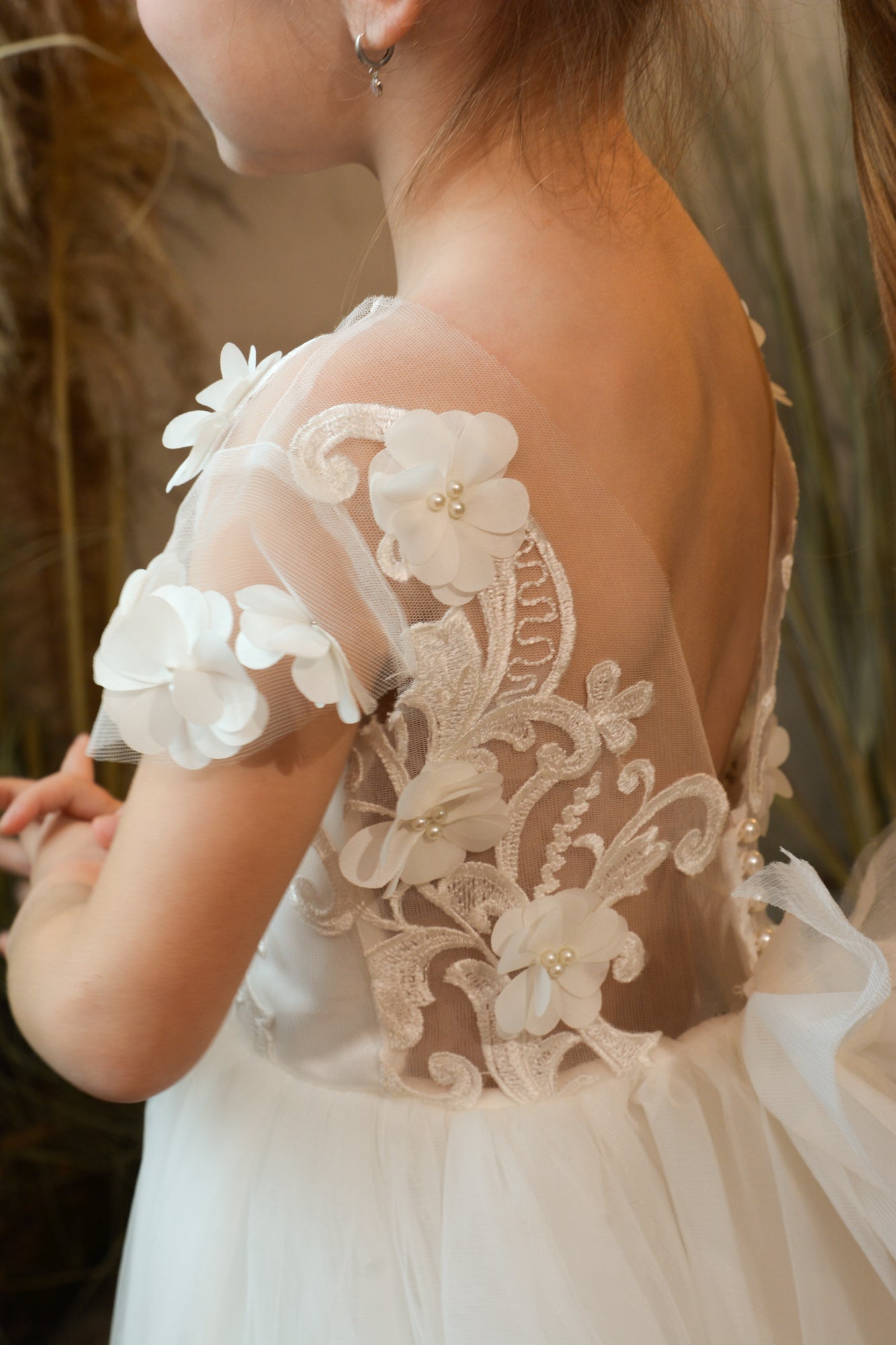 Girl Dress with Flowers