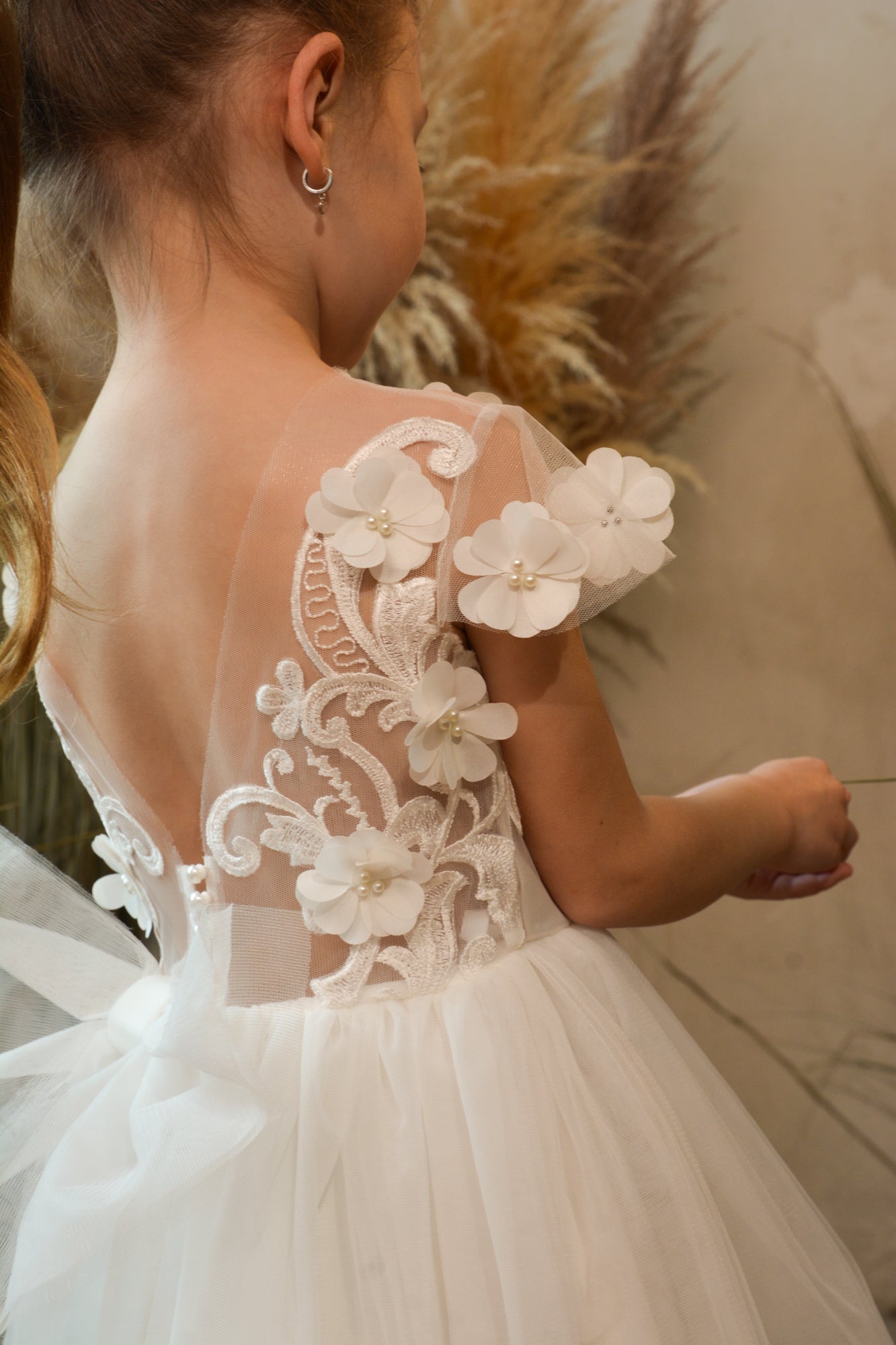 Girl Dress with Flowers