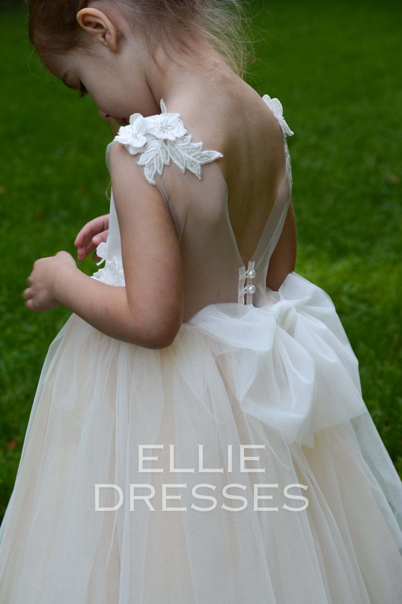 Puffy Dress with Nude skirt