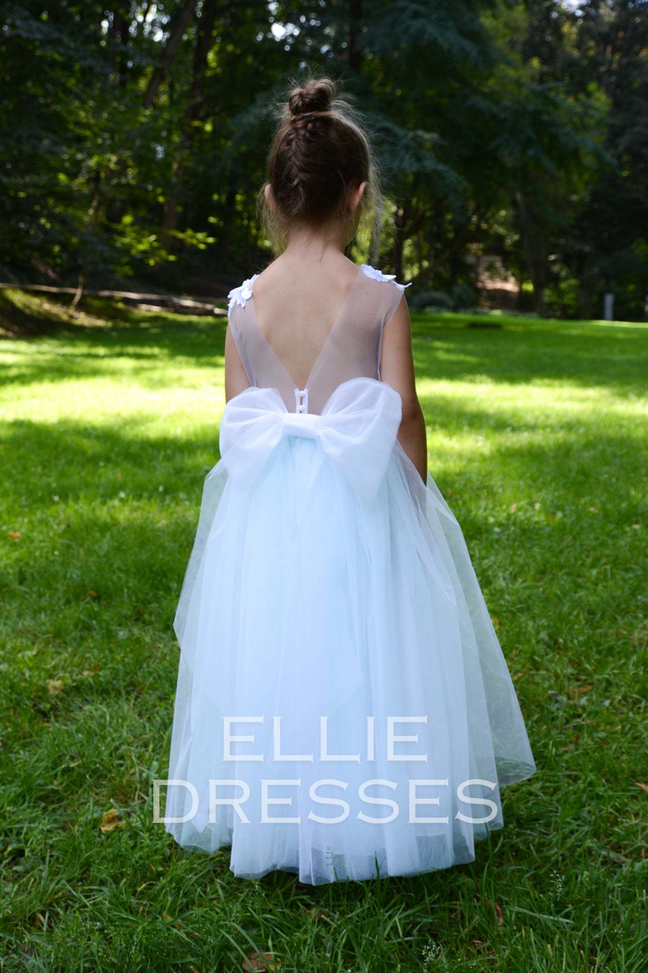 Mint Flower Girl Dress