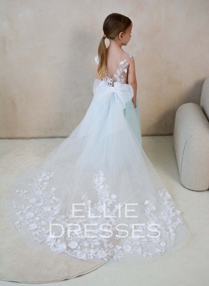 Mint Flower Girl Dress