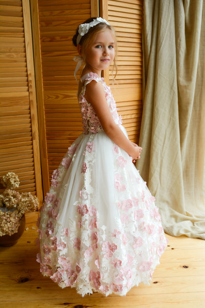 Pink & Ivory Girl dress