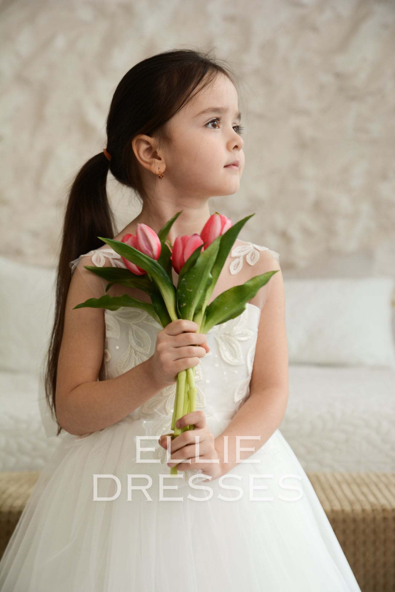 Flower Girl's Lace Dress