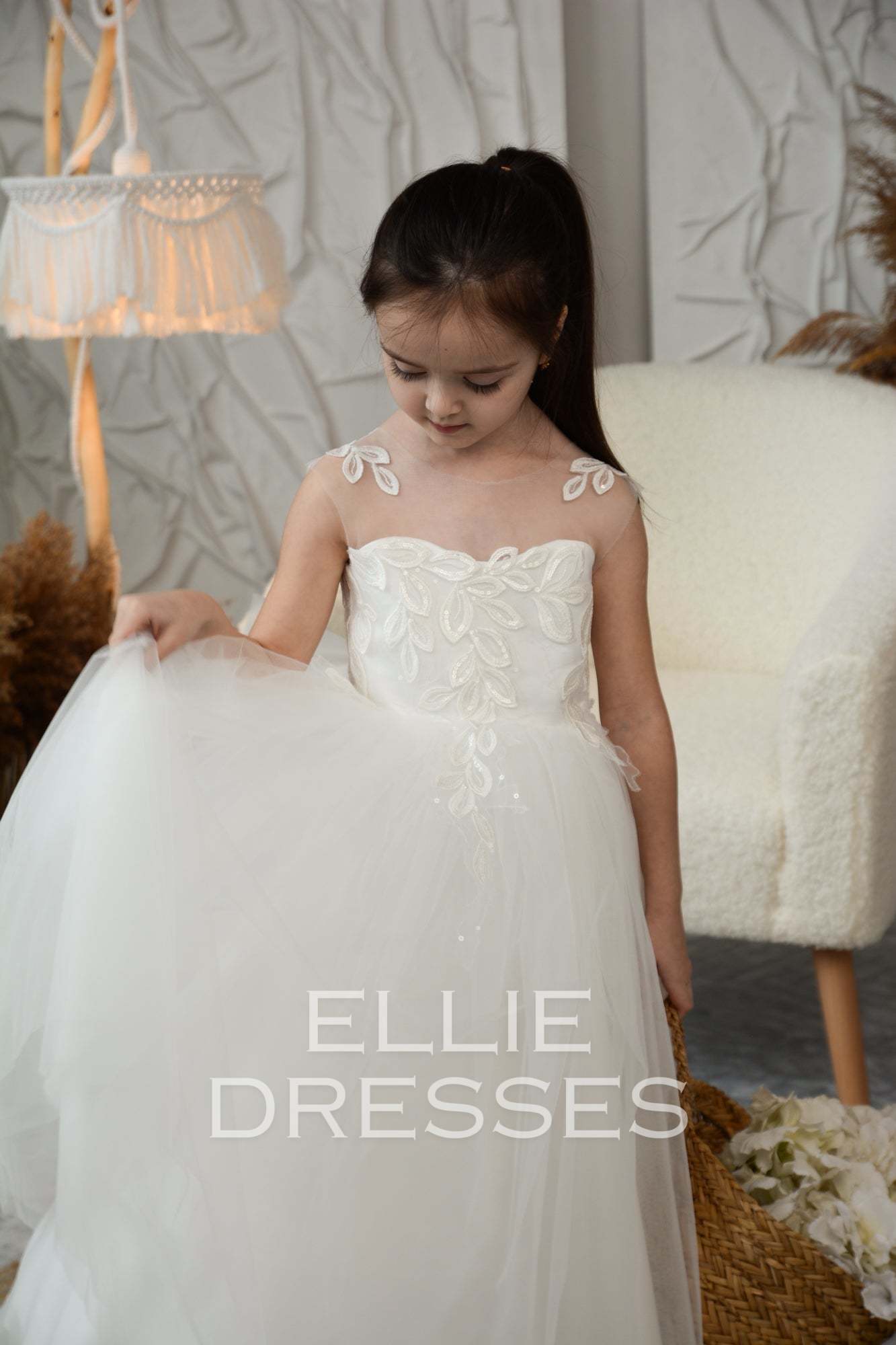 Flower Girl's Lace Dress