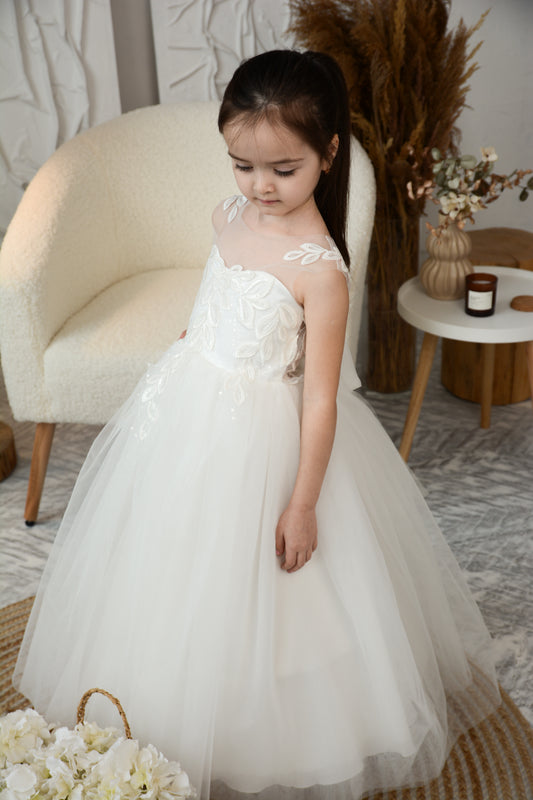 Flower Girl's Lace Dress