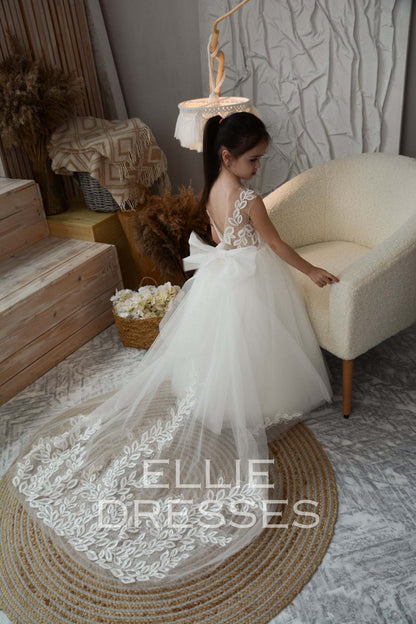 Flower Girl's Lace Dress