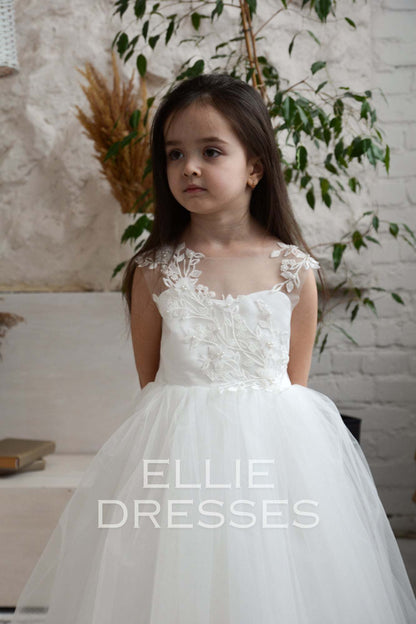 Flower Girl Dress with Train