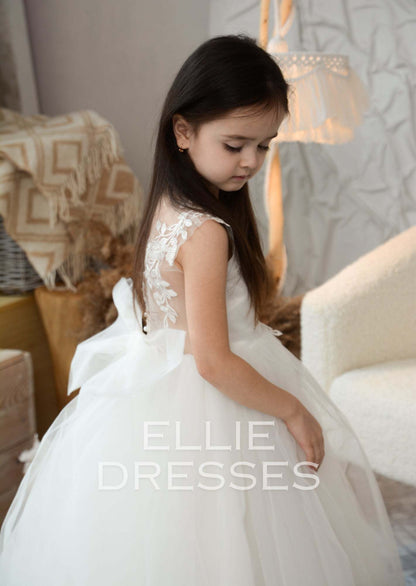 Flower Girl Dress with Train