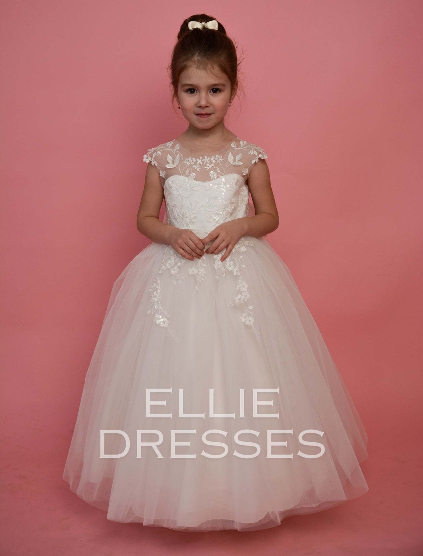 Flower Girl Dress with train