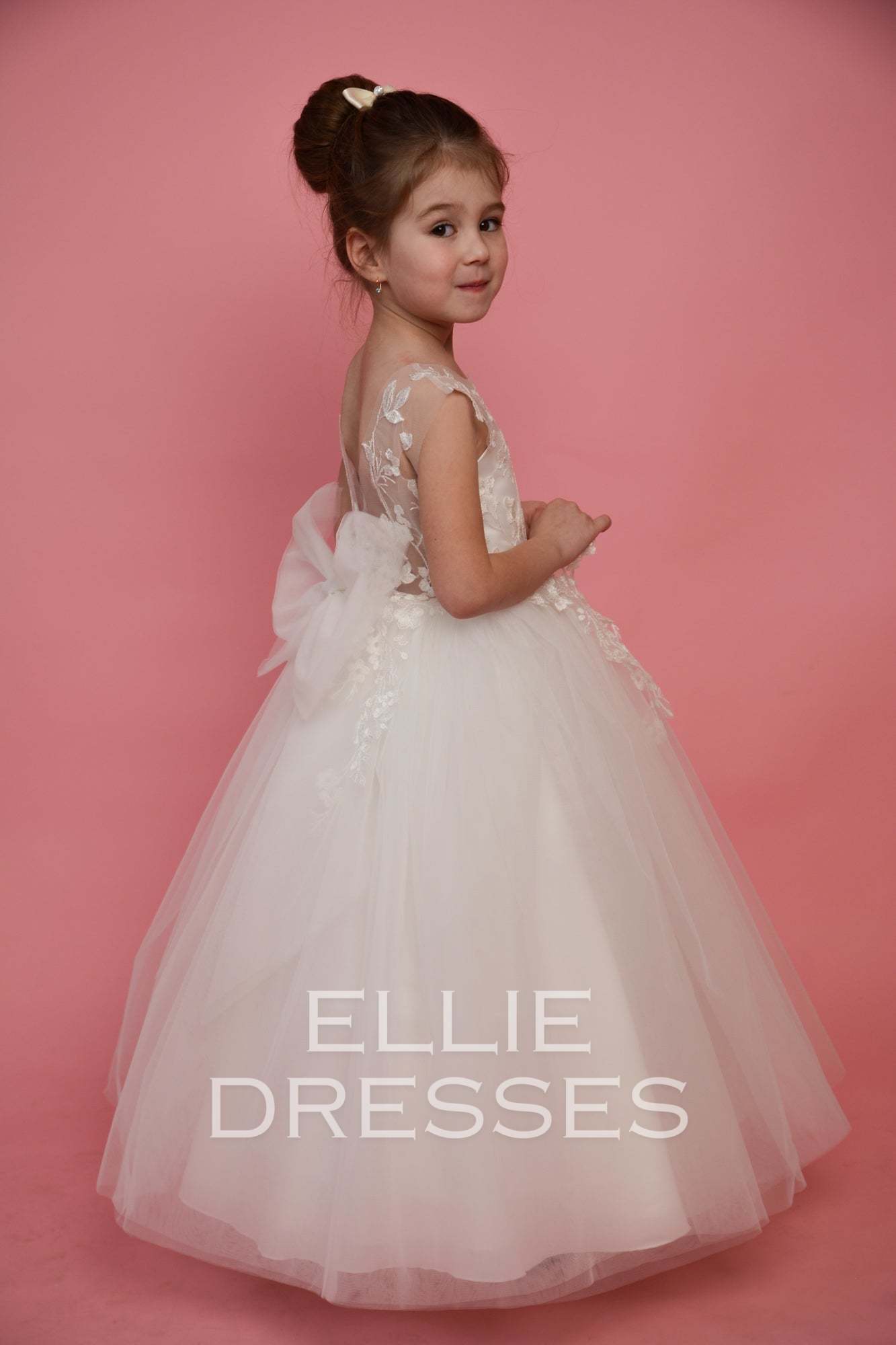 Flower Girl Dress with train