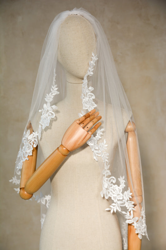 FLORAL WEDDING VEIL