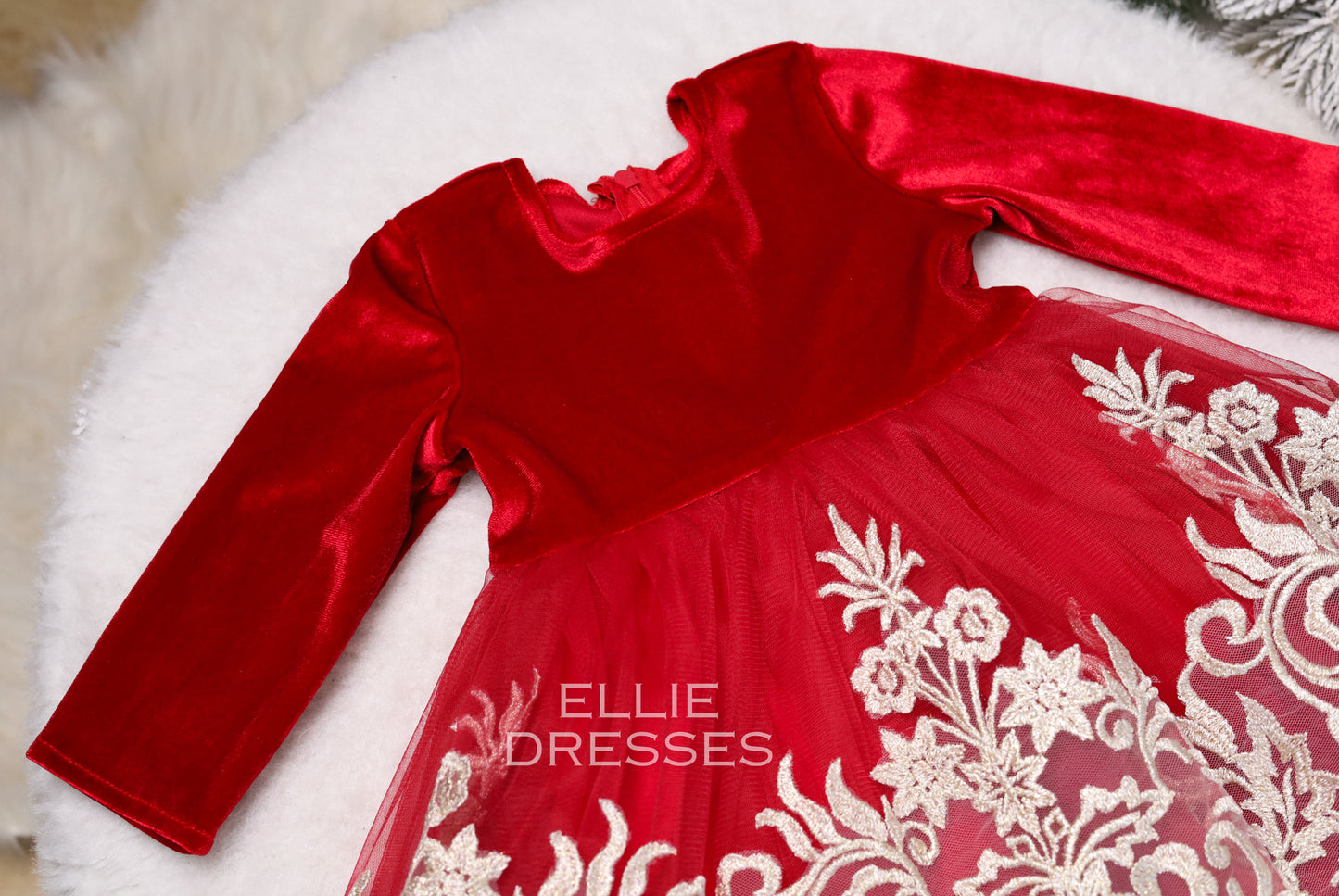 Tulle Christmas Baby Dress