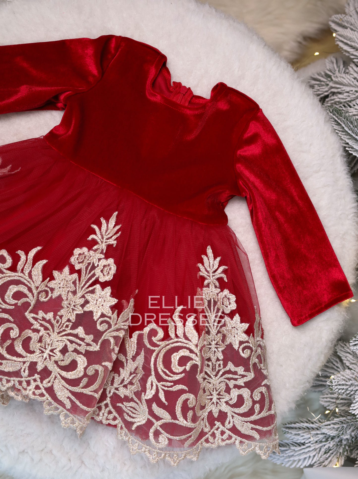 Tulle Christmas Baby Dress