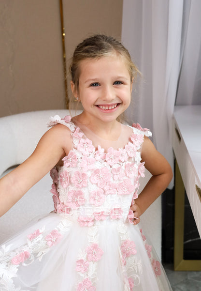 Pink & Ivory Girl dress