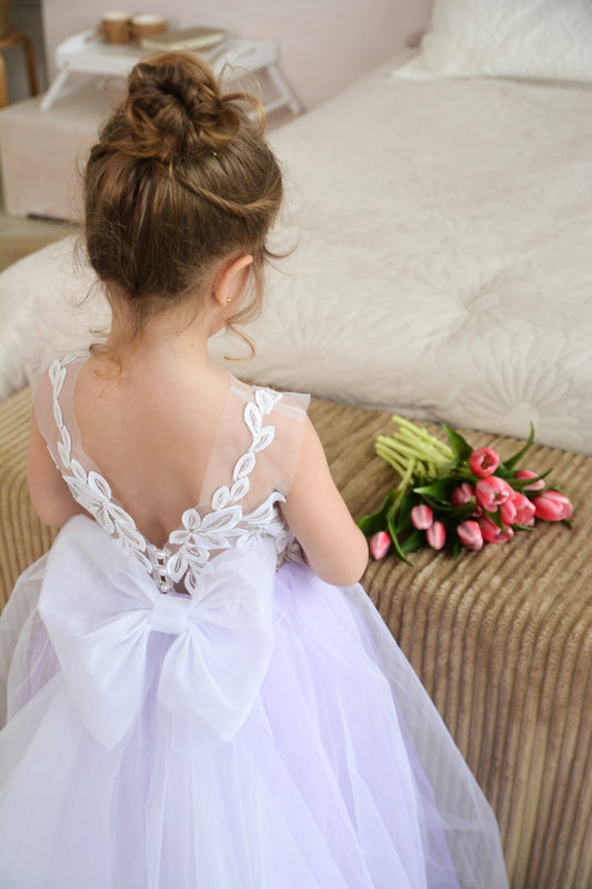 New! Flower Girl Dress