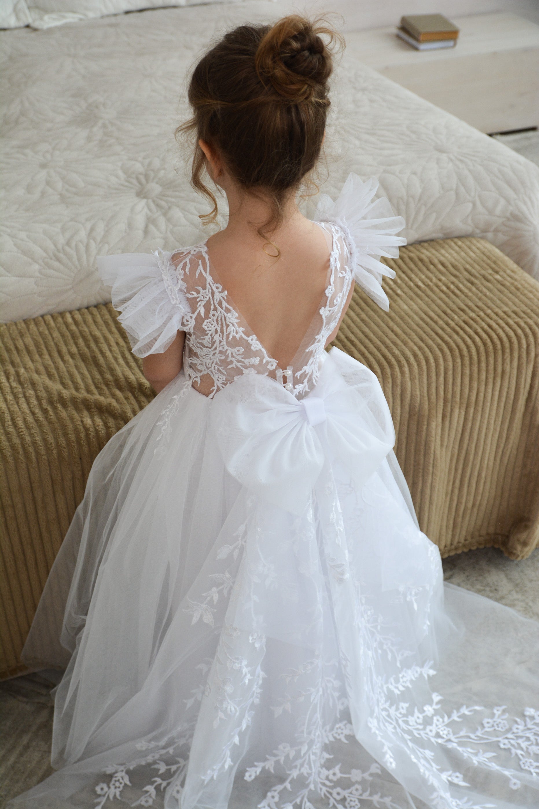 2 Piece Flower Girl Dresses